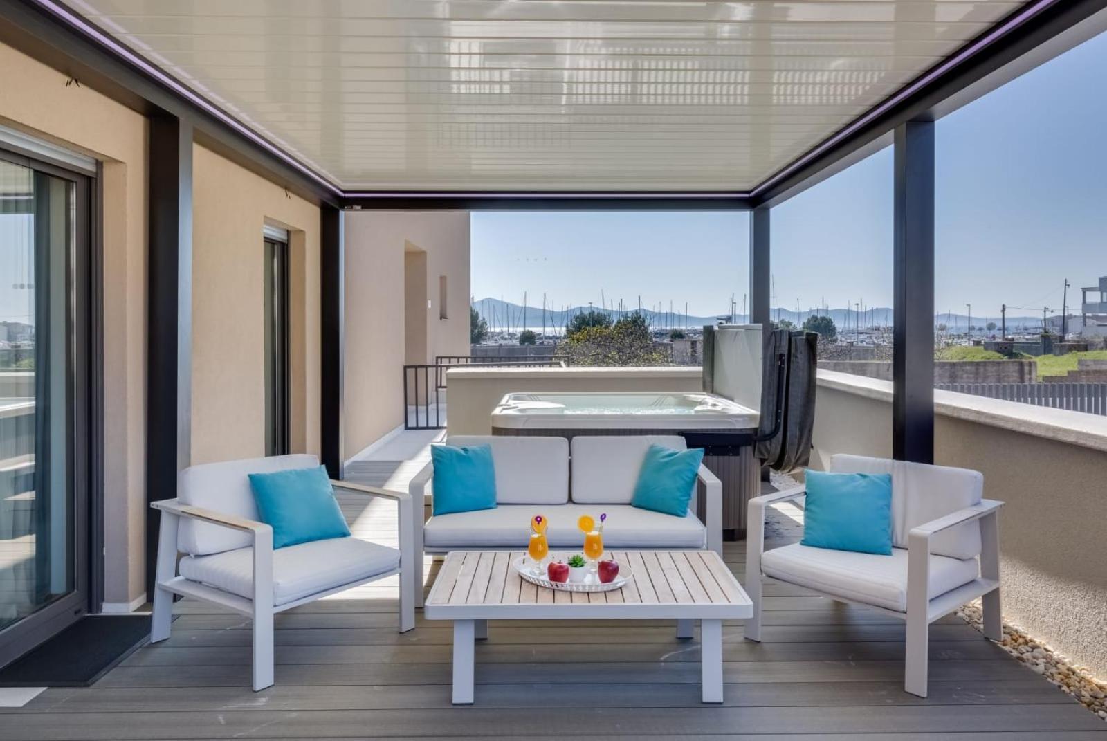 Shell Luxury Residences With Pool And Whirlpool Zadar Eksteriør bilde